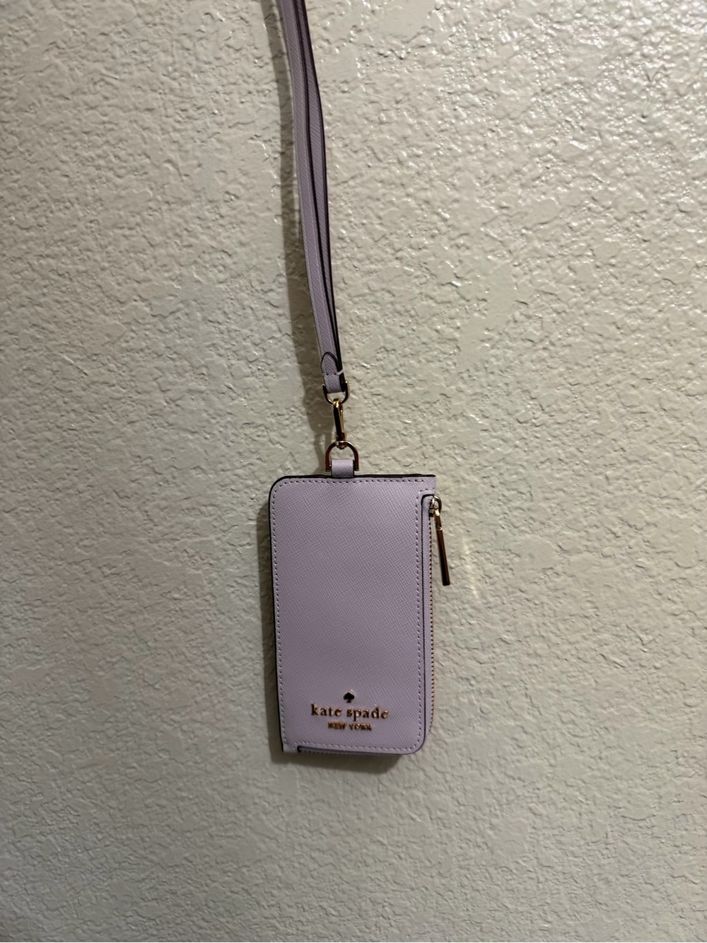 kate spade Lilac ID lanyard